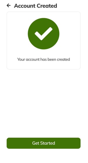 Account created